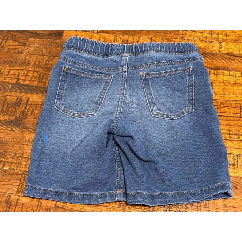Carter’s Blue Denim Pull On Shorts Boy Toddler 5T 5A